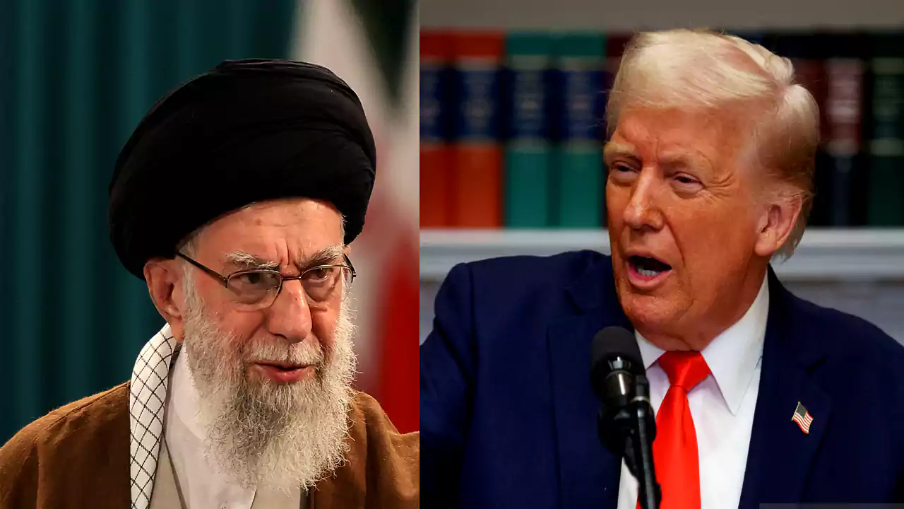 Ayatollah Ali Khamenei and Trump