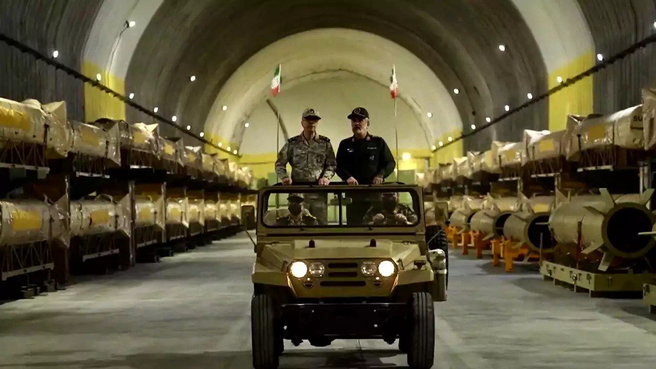 Iran Unveils Underground Missile Base Video