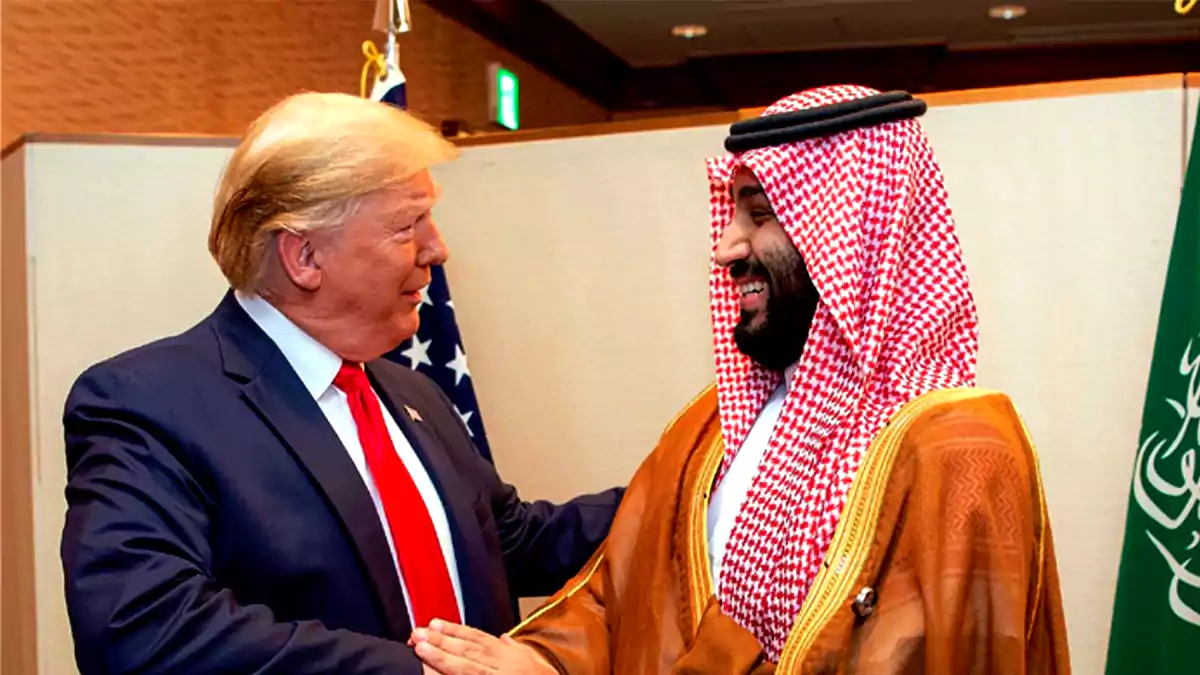 Trump and Mohammed Bin Salman