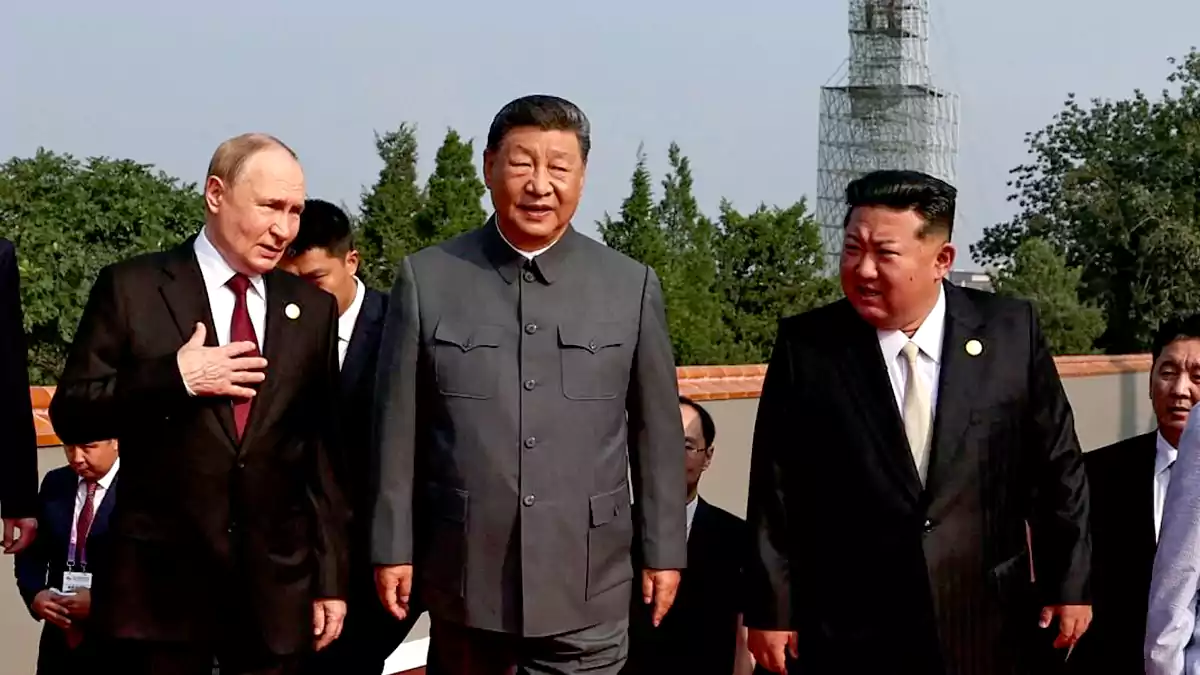Xi Jinping, Putin, Kim Jong Un