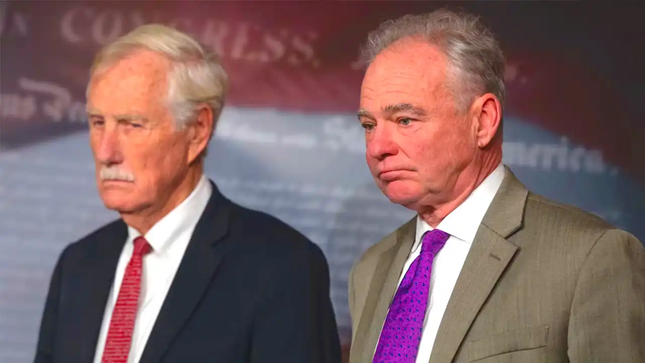 Angus King and Tim Kaine