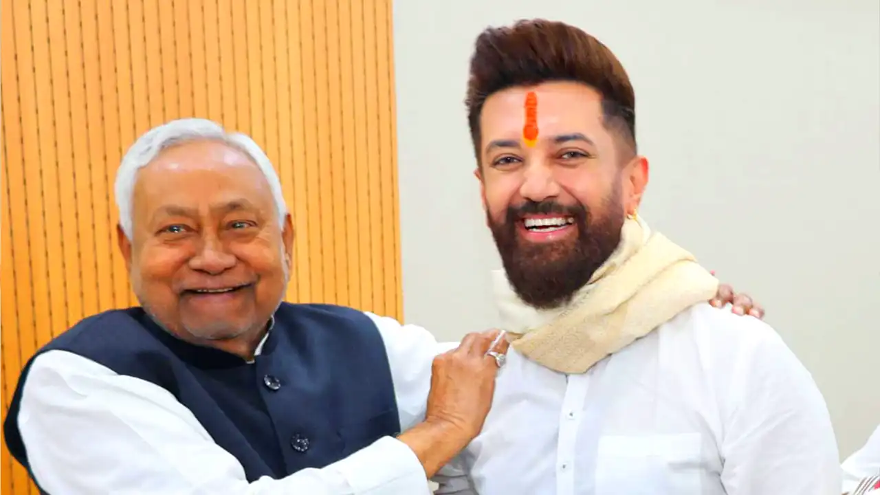 Chirag Paswan Meets Nitish Kumar At His Residence