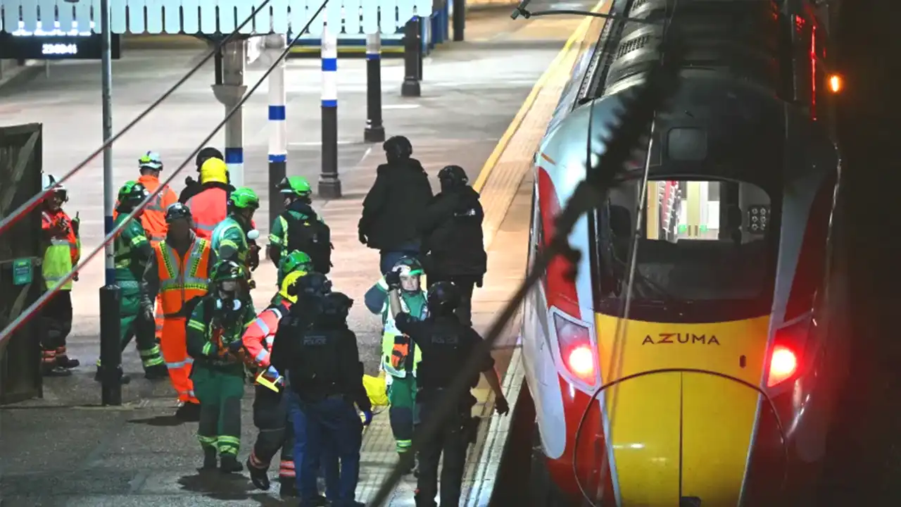 Huntingdon Station on Saturday night