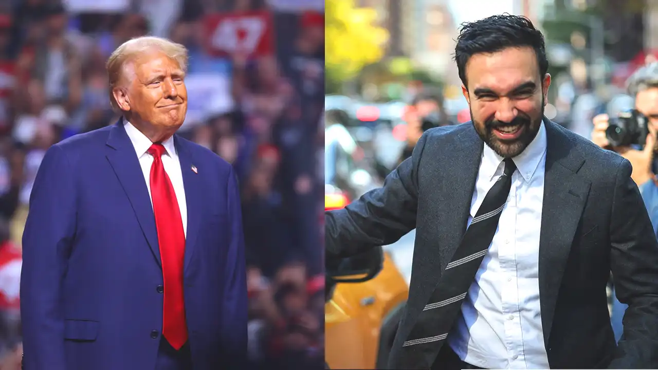Zohran Mamdani and Donald Trump